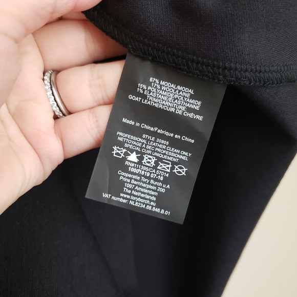 NWT TORY BURCH Black Sallare Tunic Dress - Picture 7 of 9